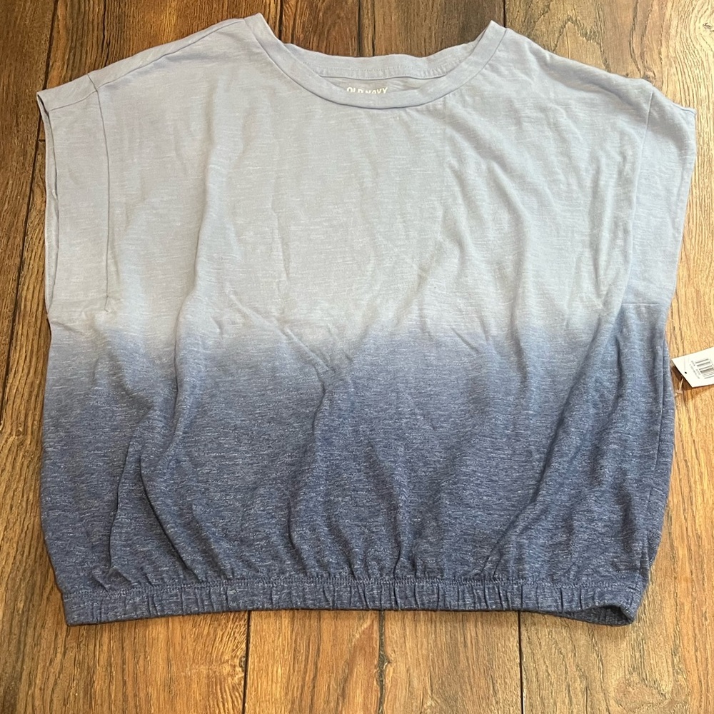 { old navy } Dolman-Sleeve Cropped Dip-Dye T-Shirt for Girls